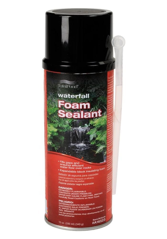 TotalPond Waterfall Foam Sealant - 12 oz Polyurethane Expanding Foam for Waterfall Construction - Image 1